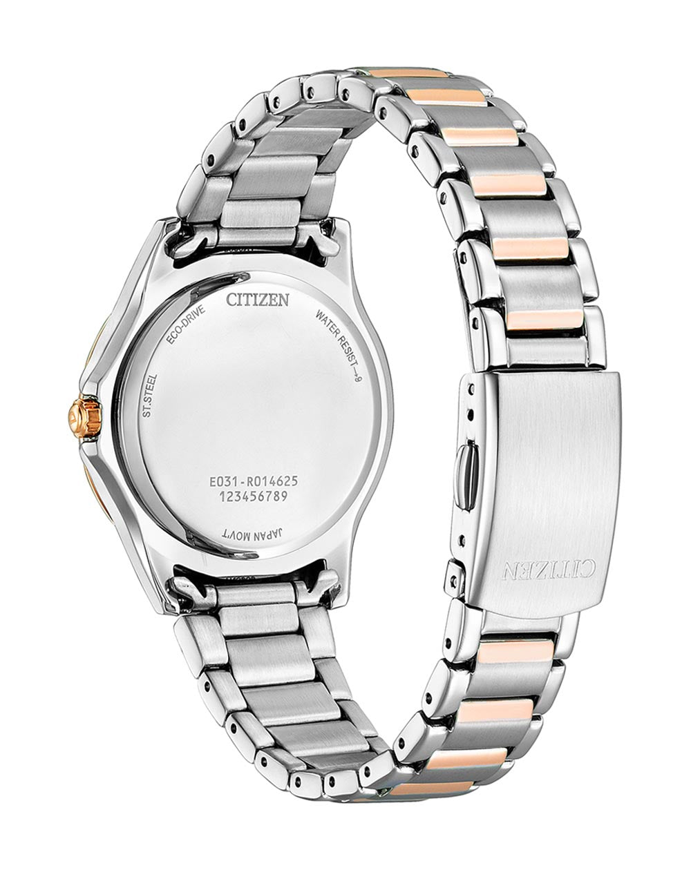 Citizen Ladies Eco-Drive Rose and S/Steel Bracelet Watch