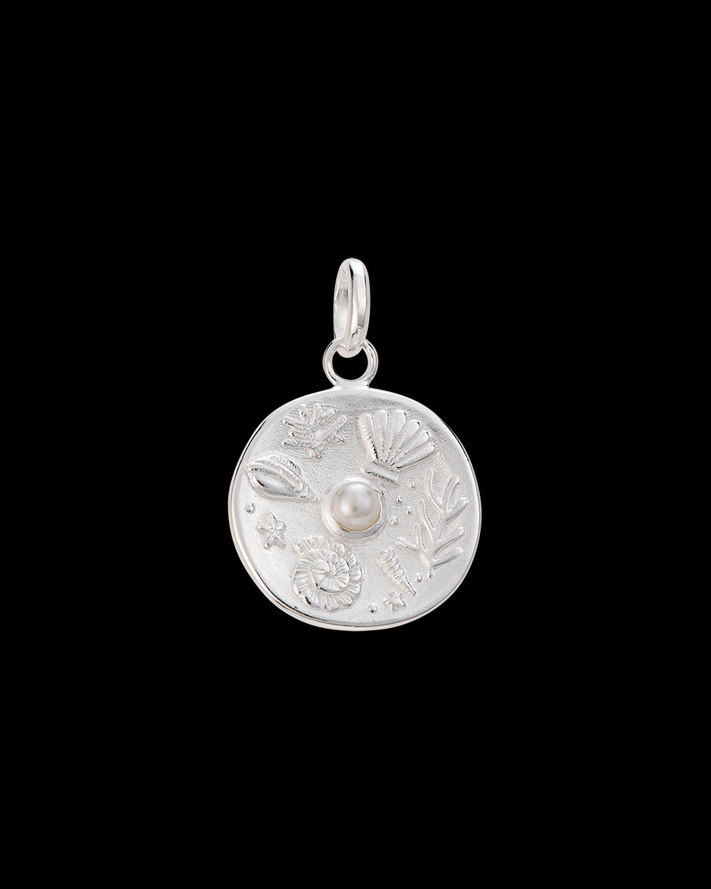 Kirstin Ash Sterling Silver Tiny By The Sea Coin