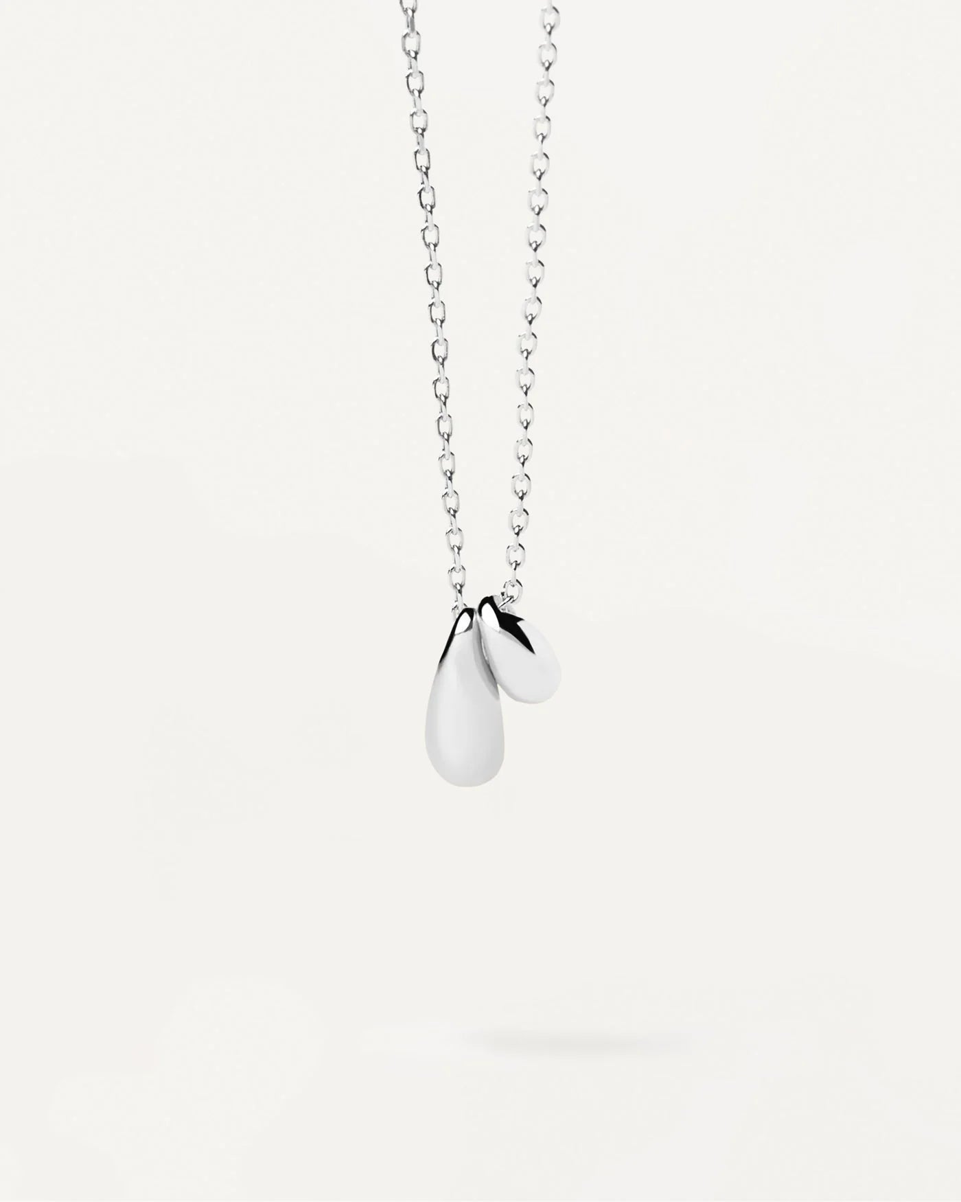PDPAOLA Sugar Silver Necklace