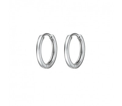 Sterling Silver Huggie Earrings 8mm