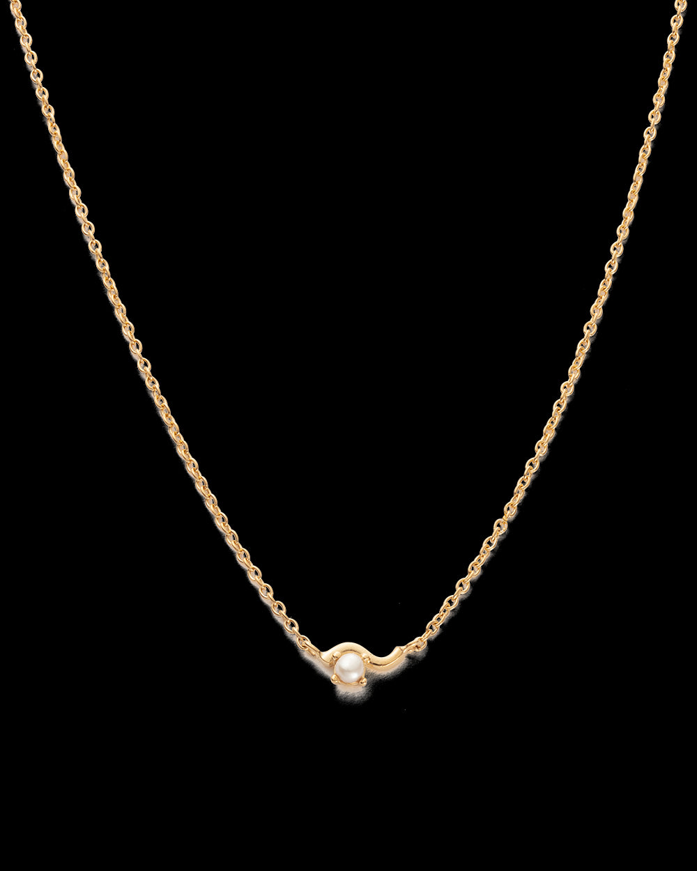 Kirstin Ash Ripple Necklace 18K Gold Plated