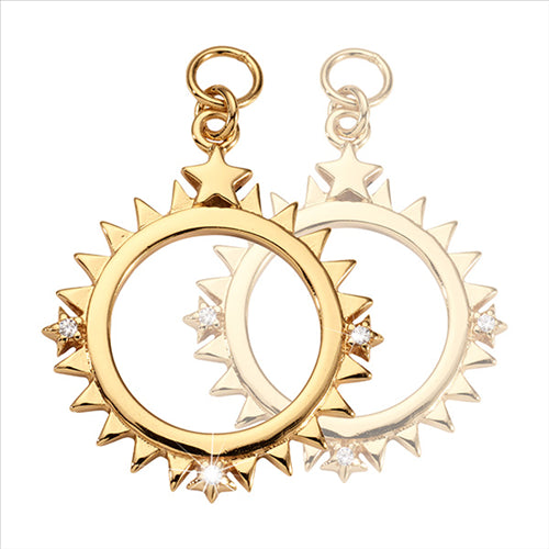 Nikki Lissoni Gold Plated Wanderlust 19mm Earrings