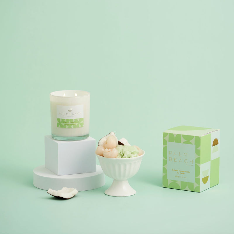 Lychee & Coconut Gelato 420G Limited Edition Standard Candle