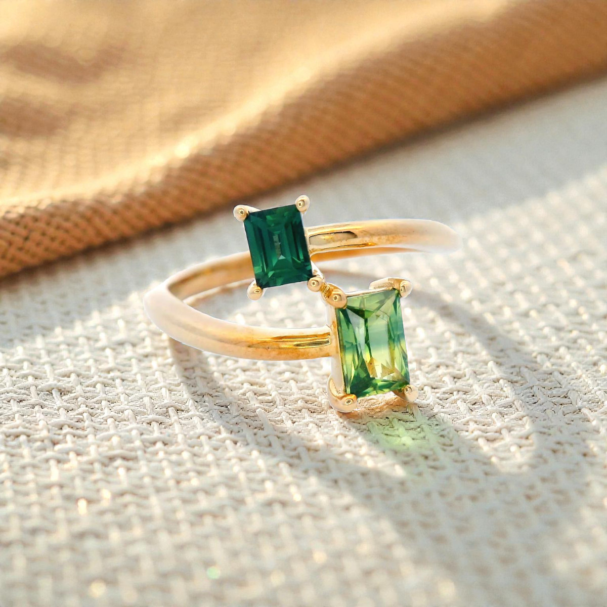 Sapphire Dreams Arilla Baguette Sapphire Ring