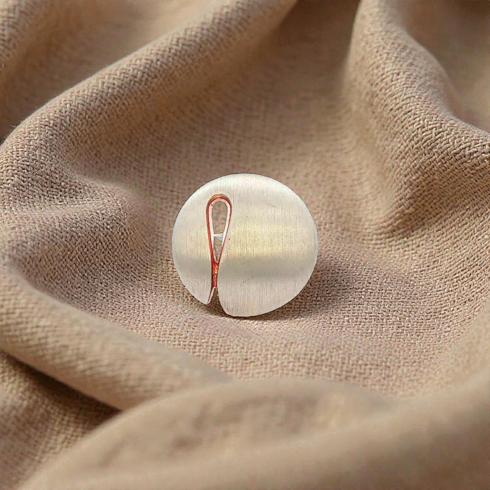 Sleek Modern Silver Ring