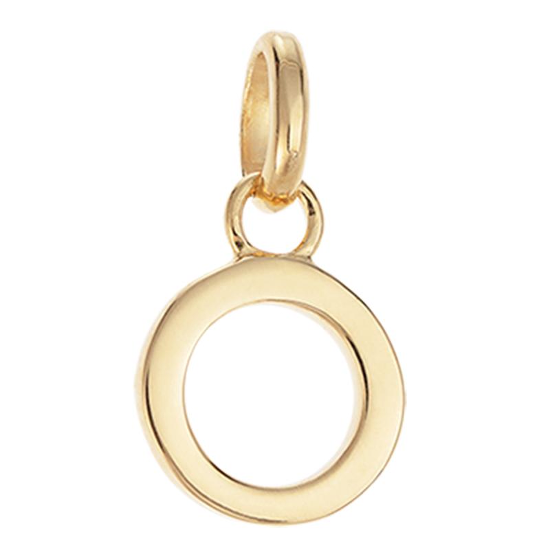 Kirstin Ash 18ct Gold Vermeil Outline Initial 'S'