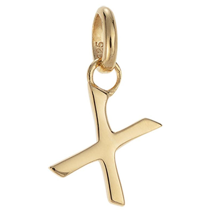 Kirstin Ash 18ct Gold Vermeil Outline Initial 'S'
