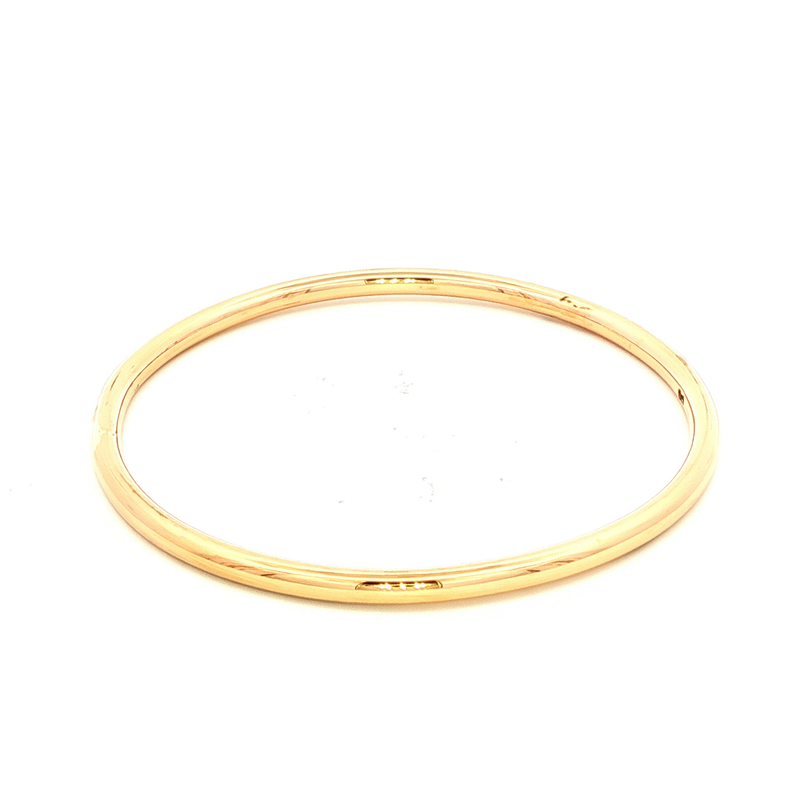 Solid Yellow Gold Childrens Bangle