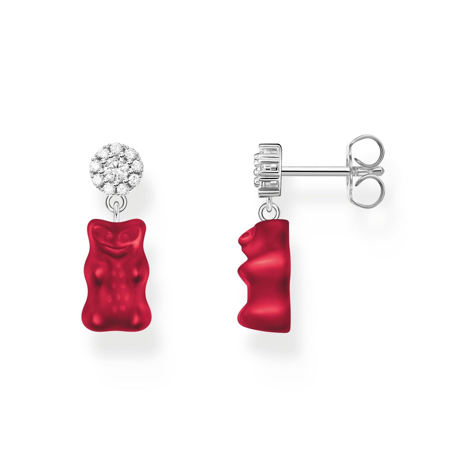 Thomas Sabo Ear Studs with Red Goldbears