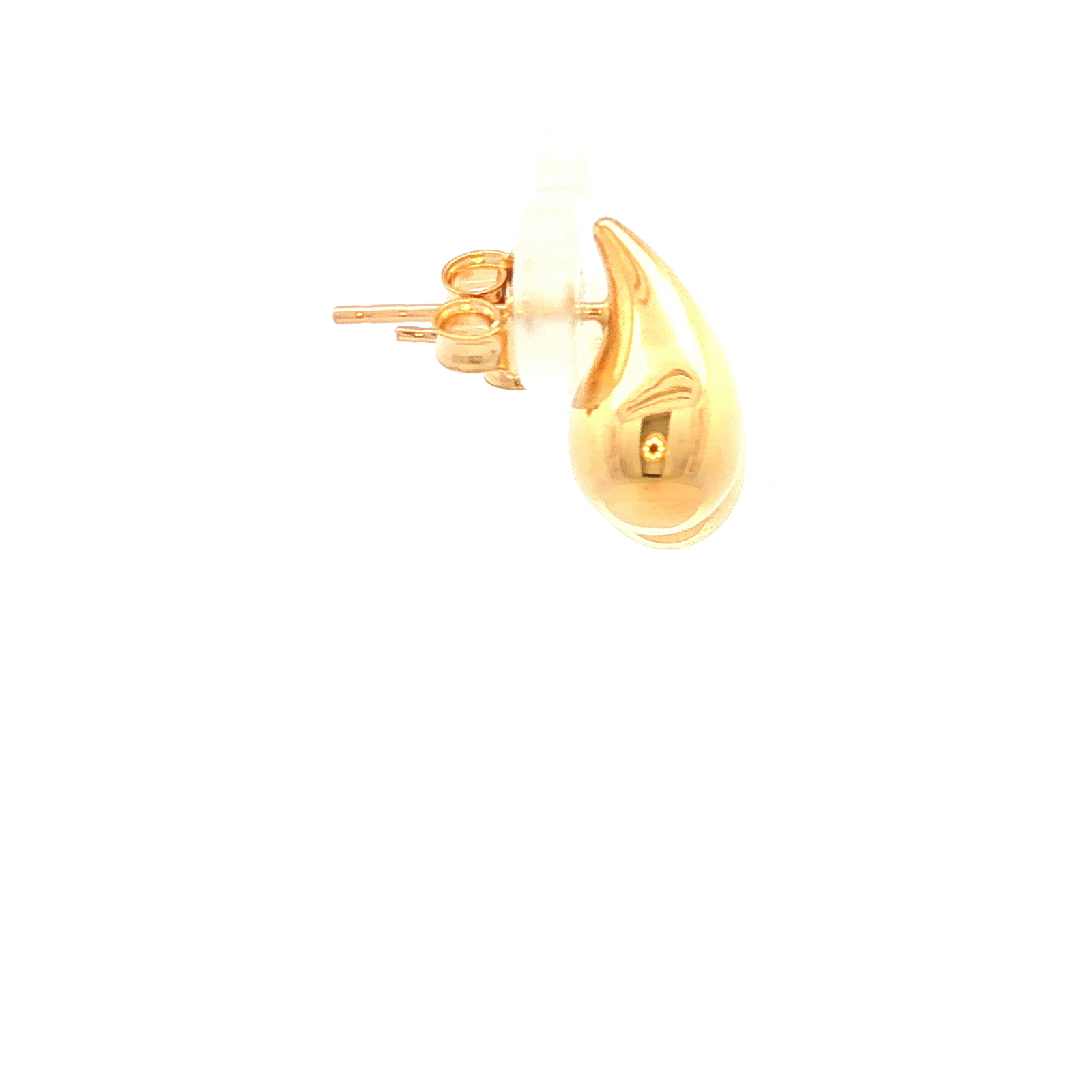 Bulbus Stud Small Earrings in Yellow Gold