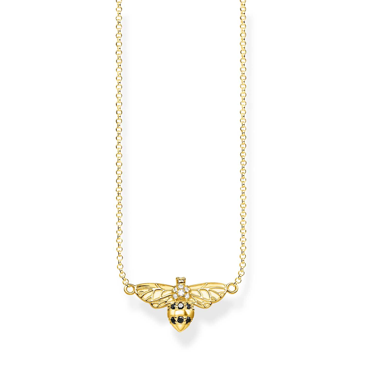 Thomas Sabo 'Bee' Sterling Silver Gold Plate Necklet