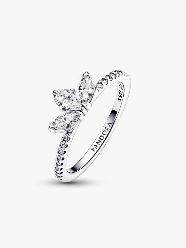 Pandora Sparkling Herbarium Cluster Ring