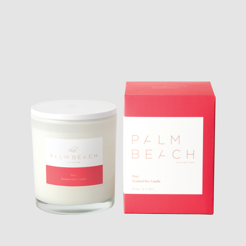 Palm Beach Collection Standard Candle Posy 420g