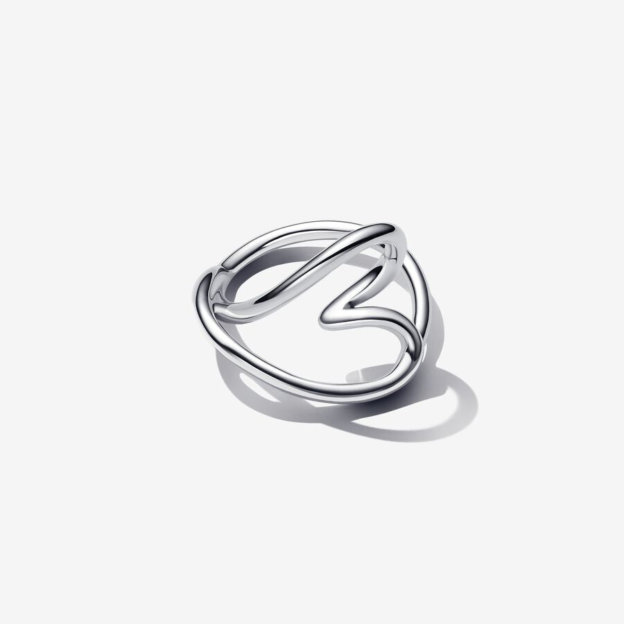 Pandora Organically Shaped Heart Ring