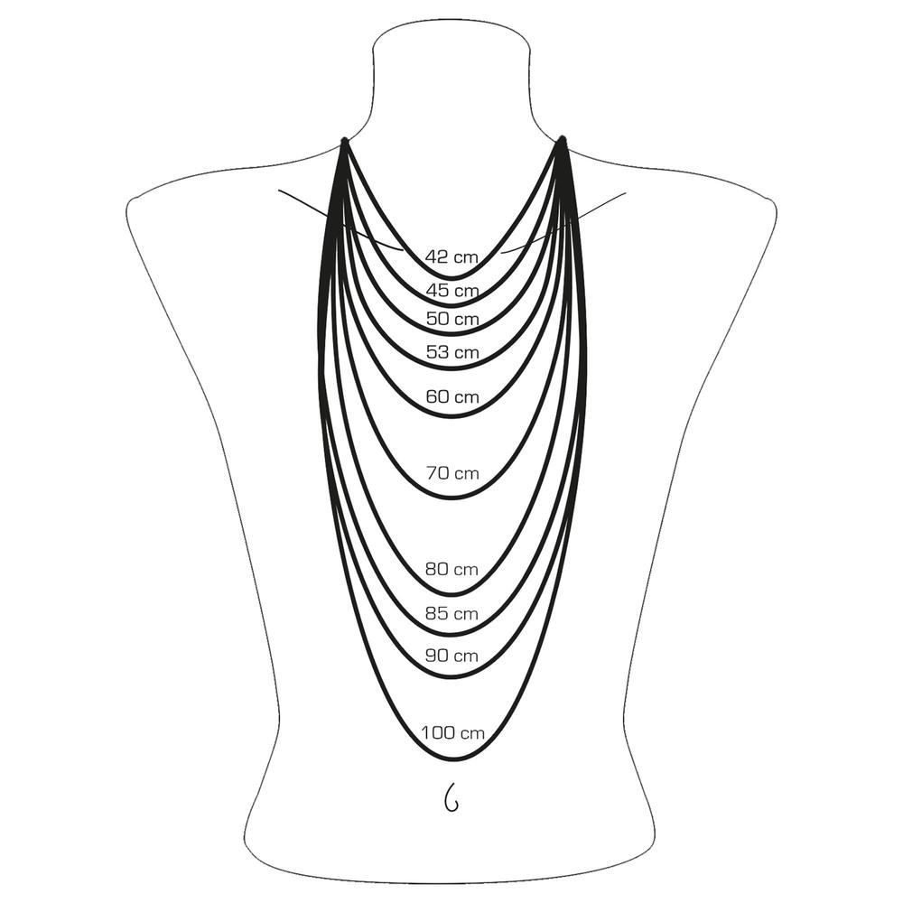 Thomas Sabo Venezia Chain "Blackened" 53cm