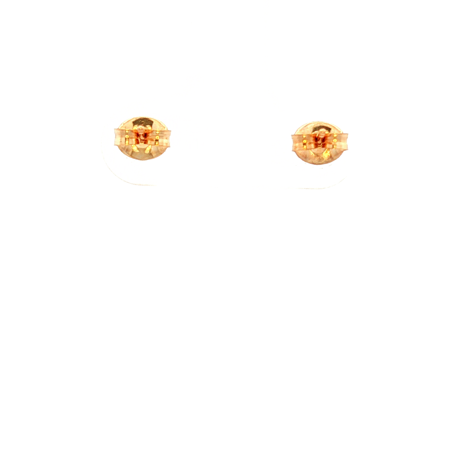 Round Ball Stud Earrings in Yellow Gold