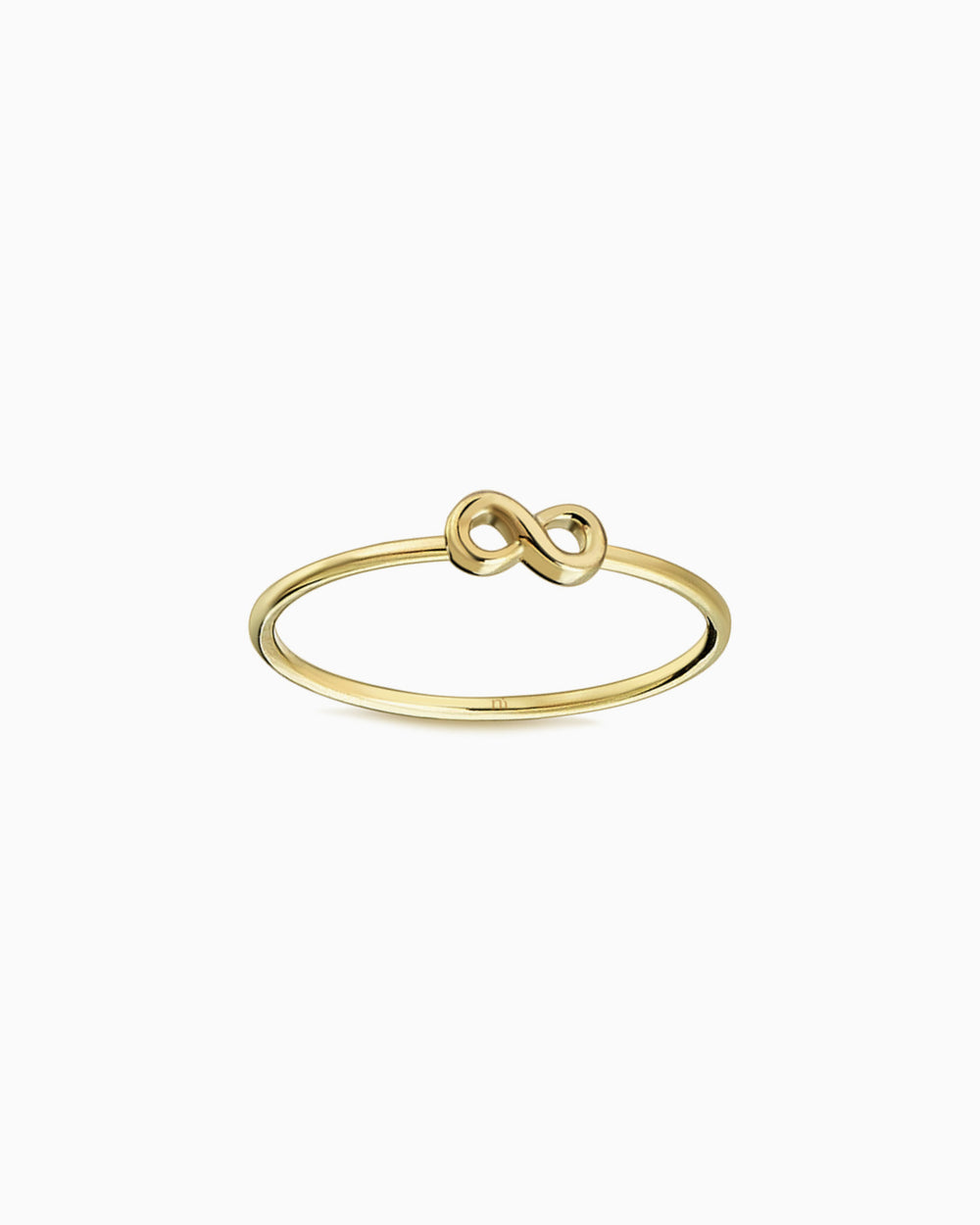 Infinity Ring in Yellow Gold