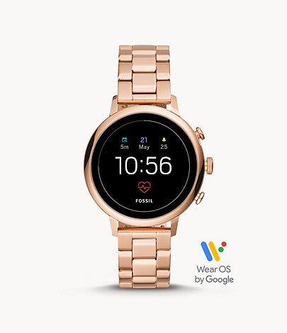 Fossil Gen 4 Venture Rose Gold Stainless Steel Smartwatch