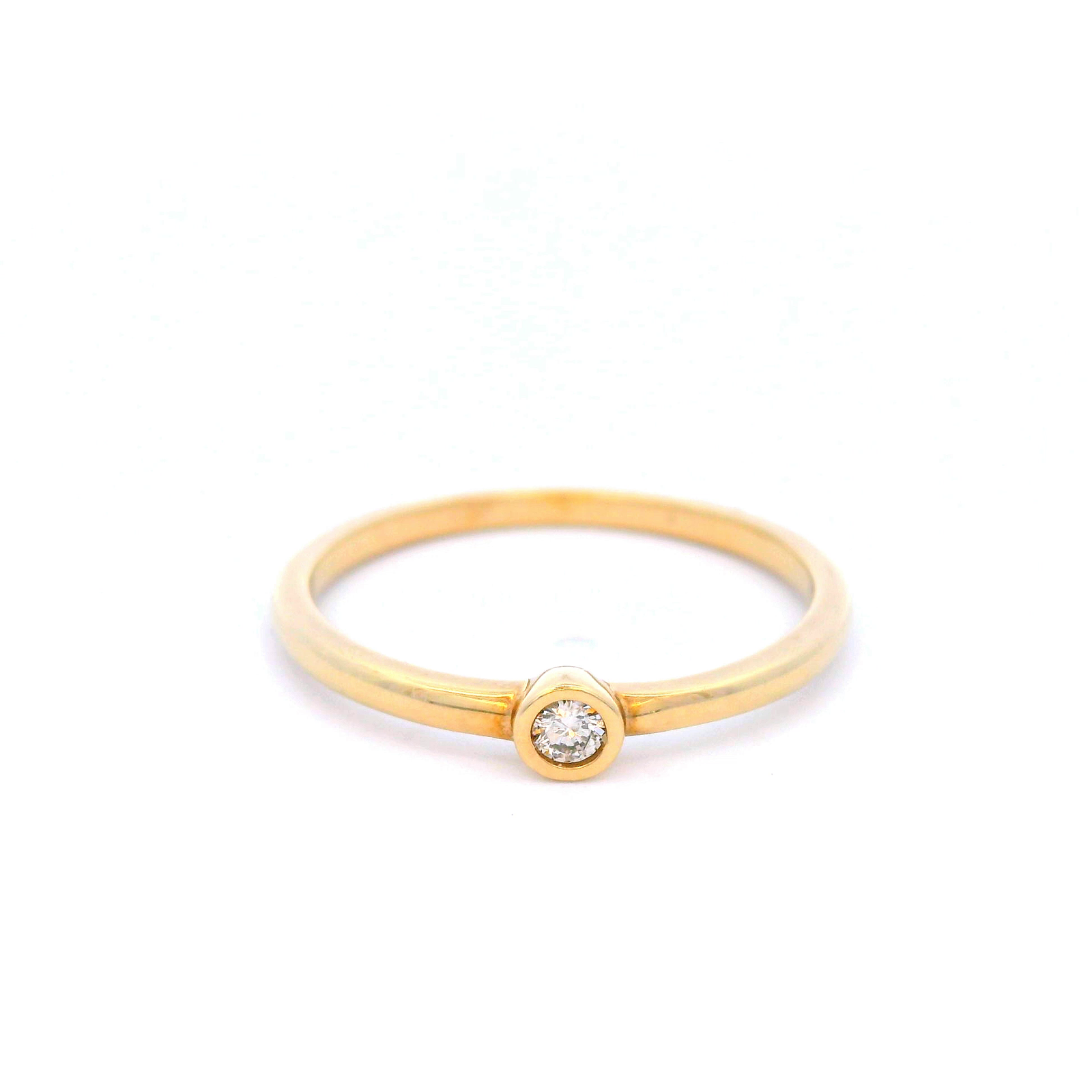 0.5 Carat Yellow Gold Diamond Ring
