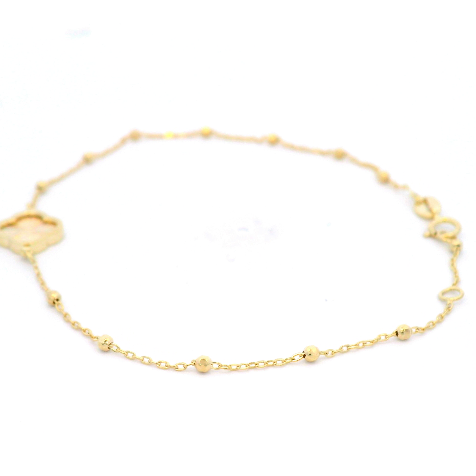 Rainbow Petal Bracelet In Yellow Gold