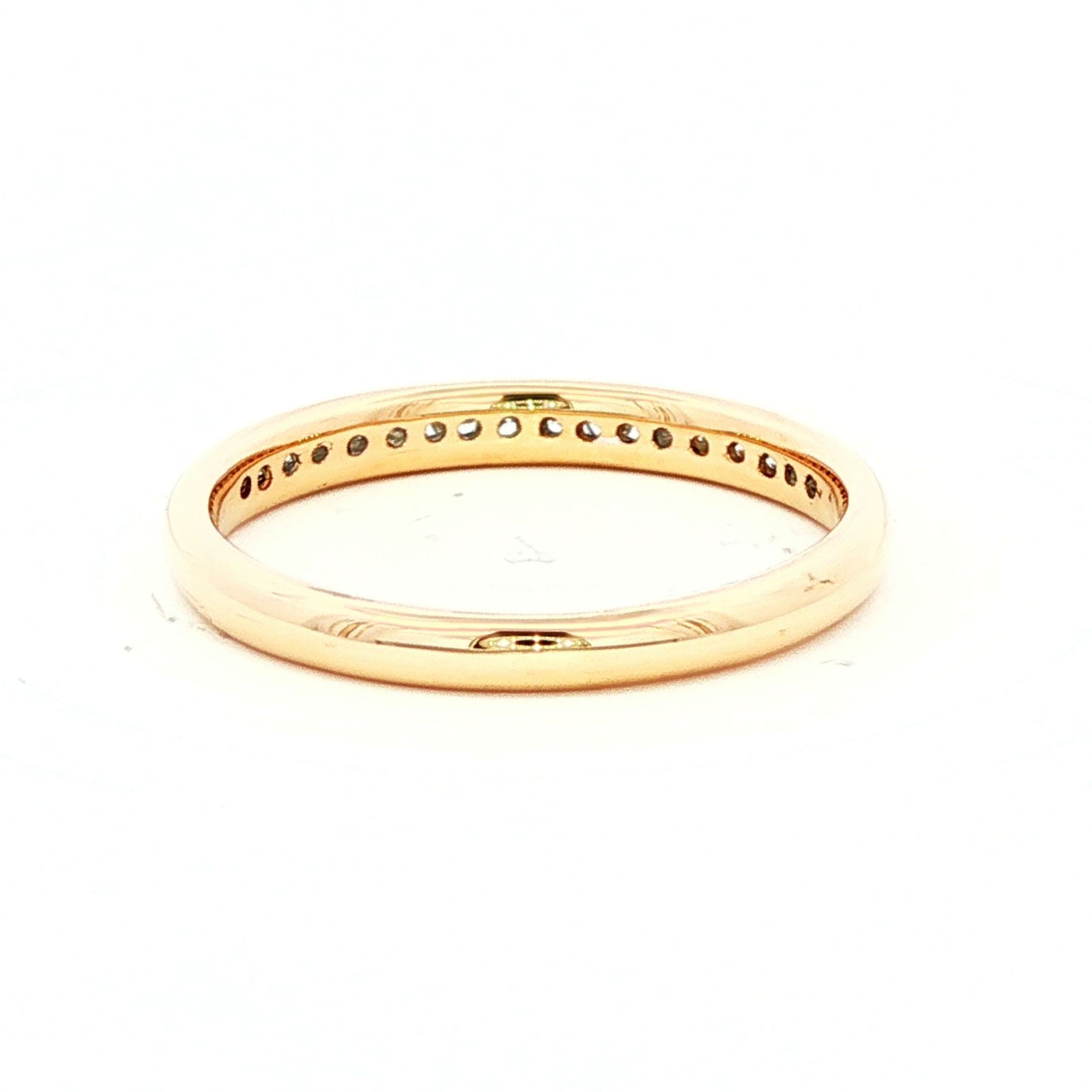 Gold Eternity Ring with Brilliant-Cut Diamonds
