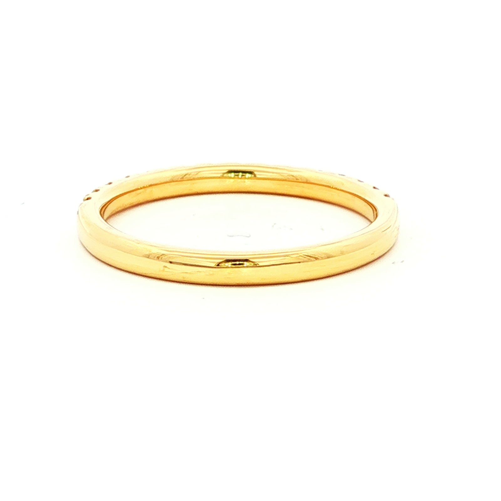 RING 18ct Yellow Gold DIAMOND SI H SZ N