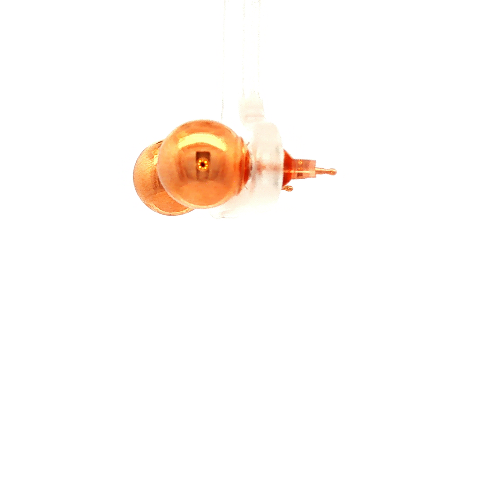 Round Ball Stud Earrings in Rose Gold