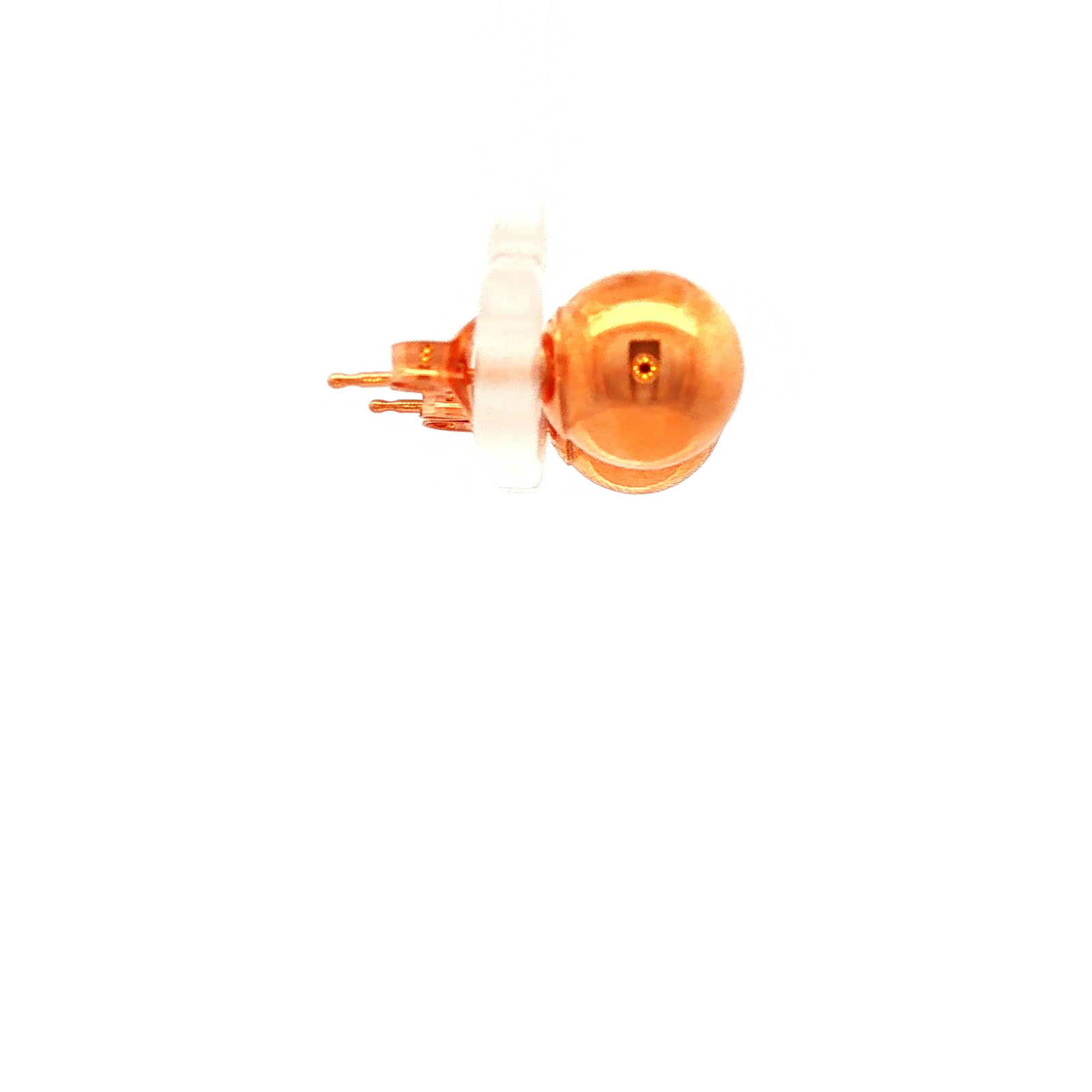 Round Ball Stud Earrings in Rose Gold