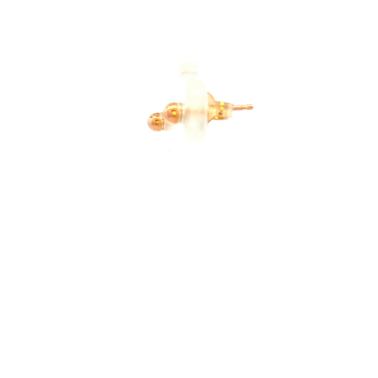 Round Ball Stud Earrings in Yellow Gold
