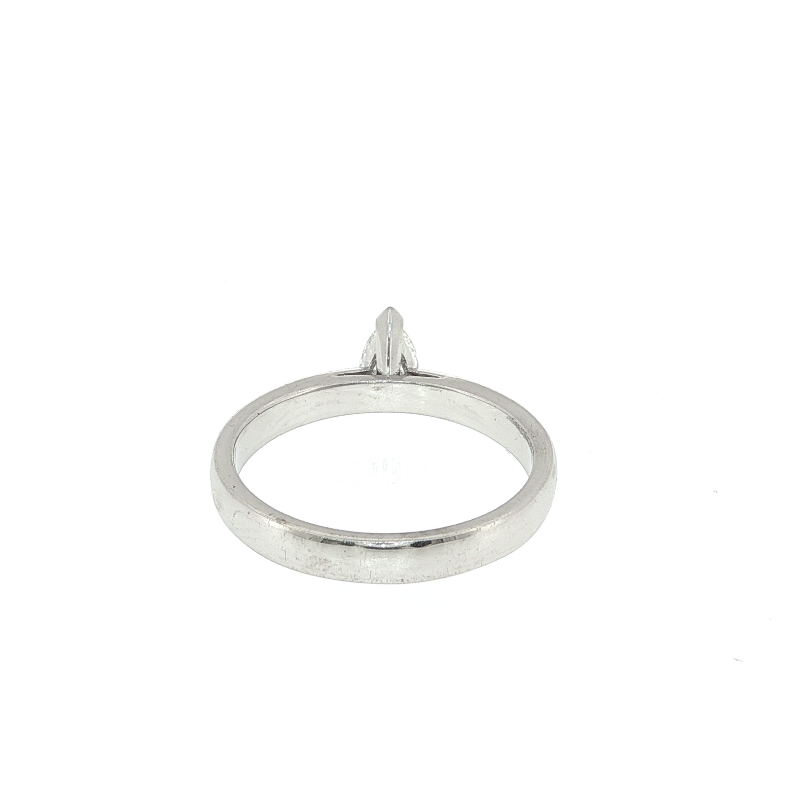 Pear Shaped Diamond Set in White Gold