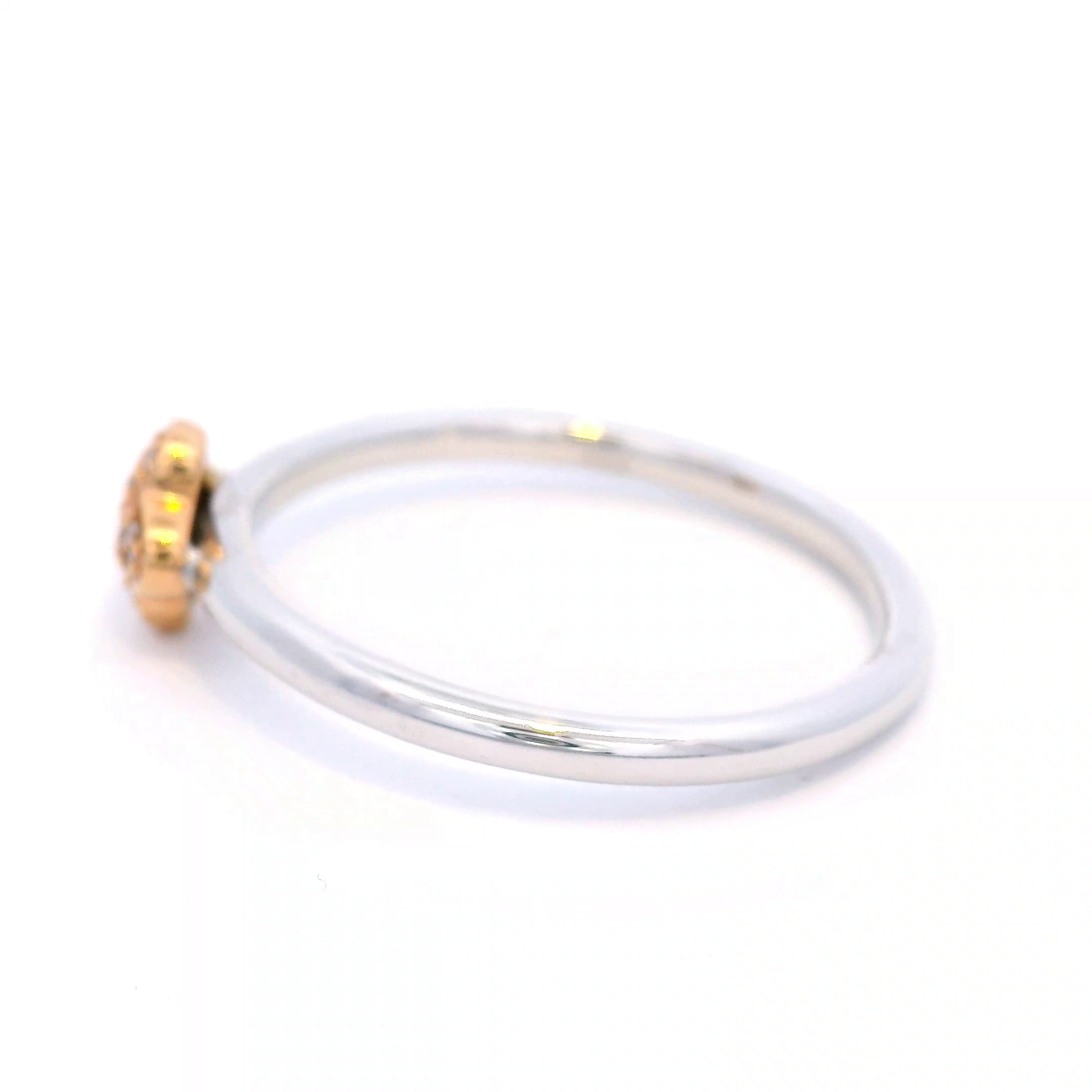 Diamond Dress Ring in White Gold