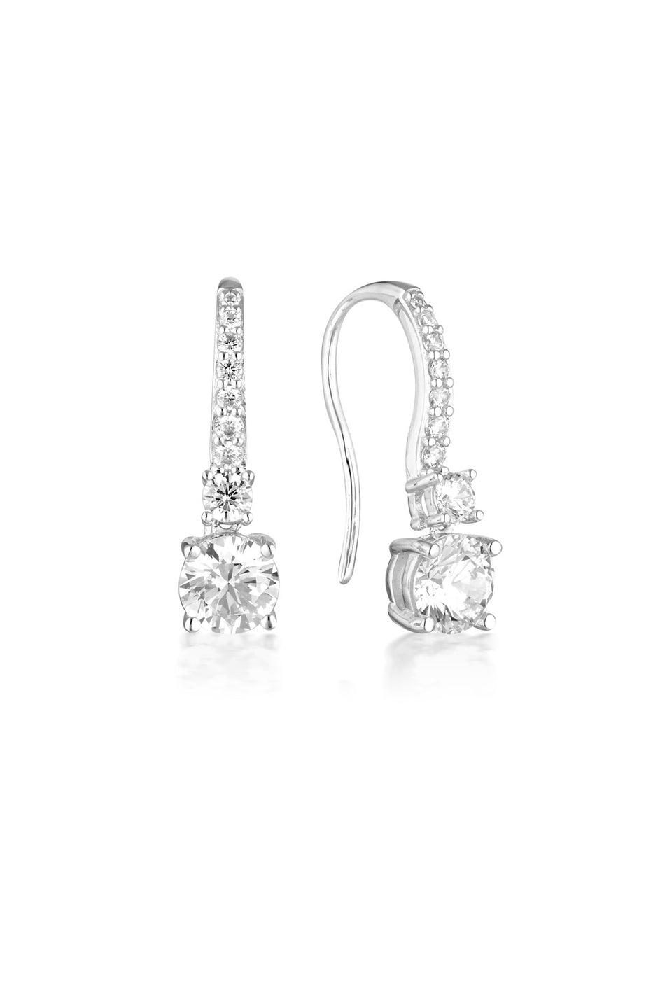 Georgini Iconic Bridal Daphne Earrings Silver