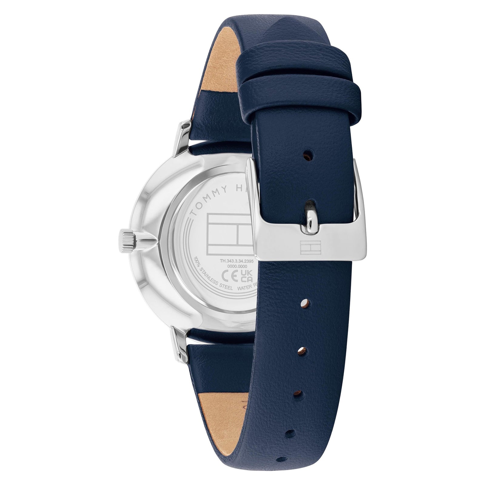 Tommy Hilfiger Navy Leather Women's Watch