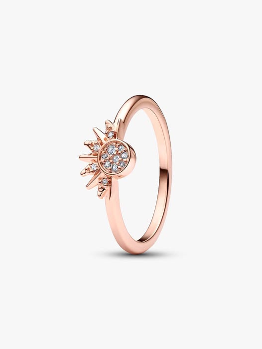 Pandora Celestial Sparkling Sun Ring
