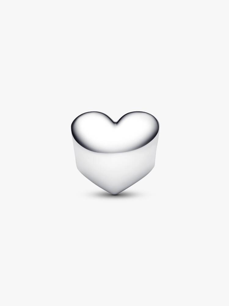 Pandora Engravable April Birthstone Heart Charm