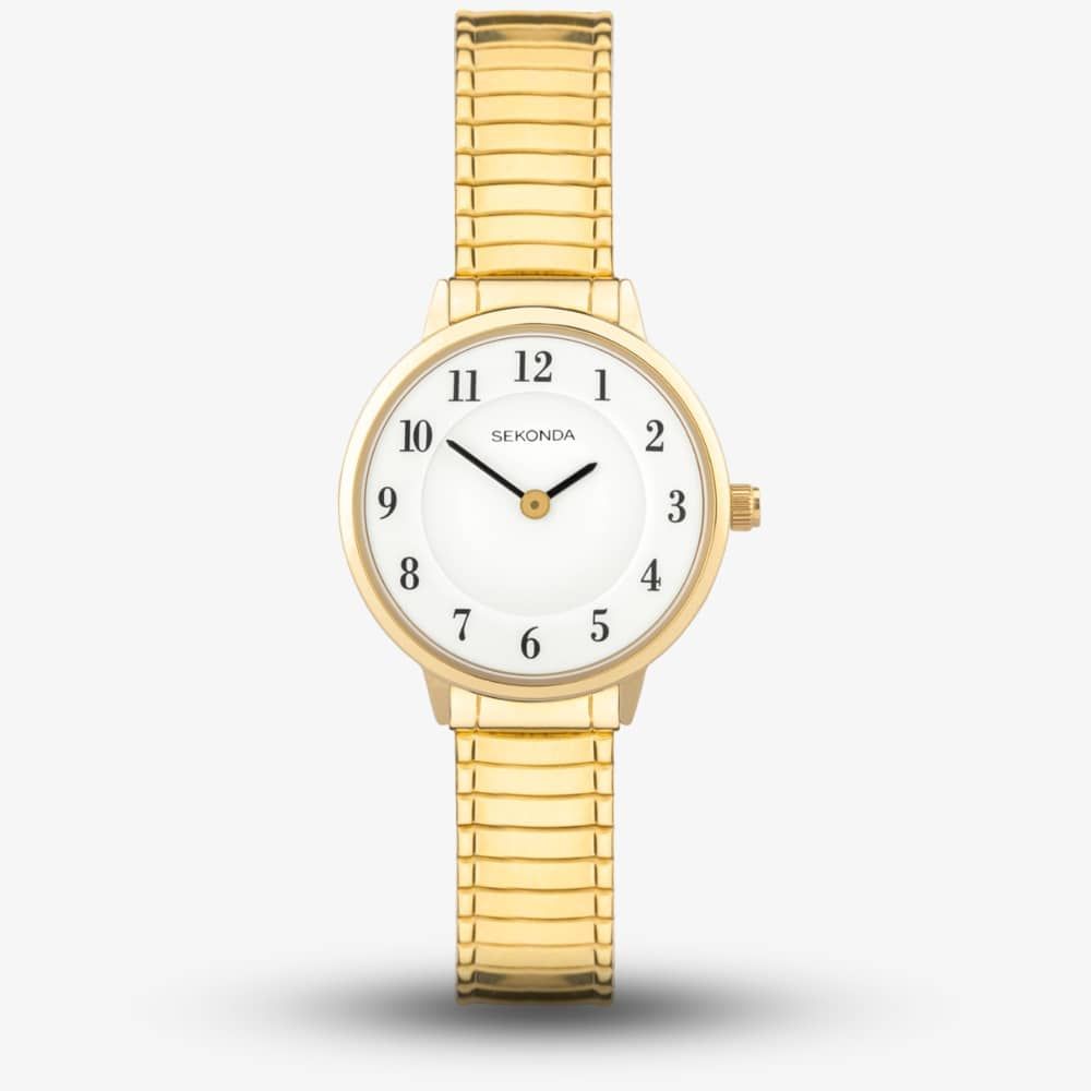 Sekonda Easy Reader Gold Expandable Watch