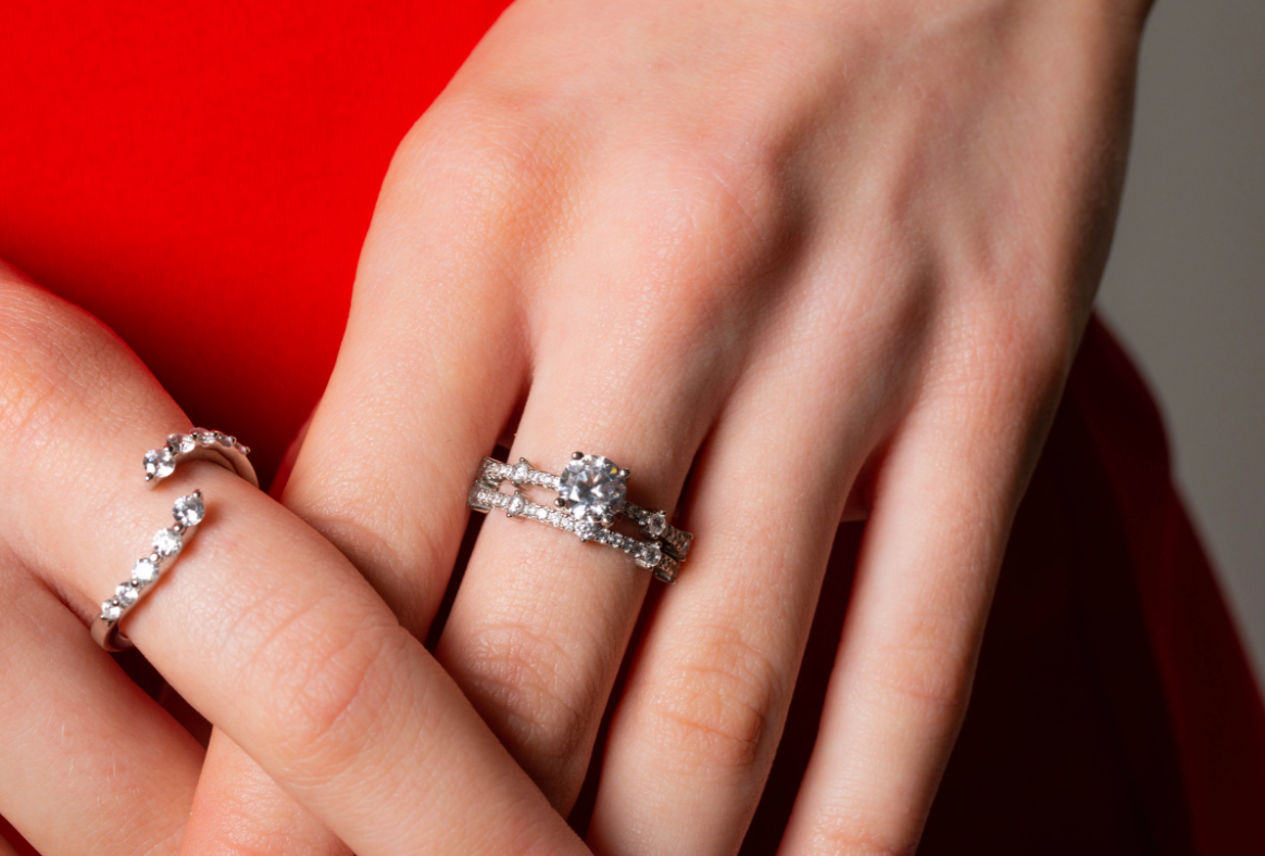 Georgini Red Carpet Venice Ring Rose Gold