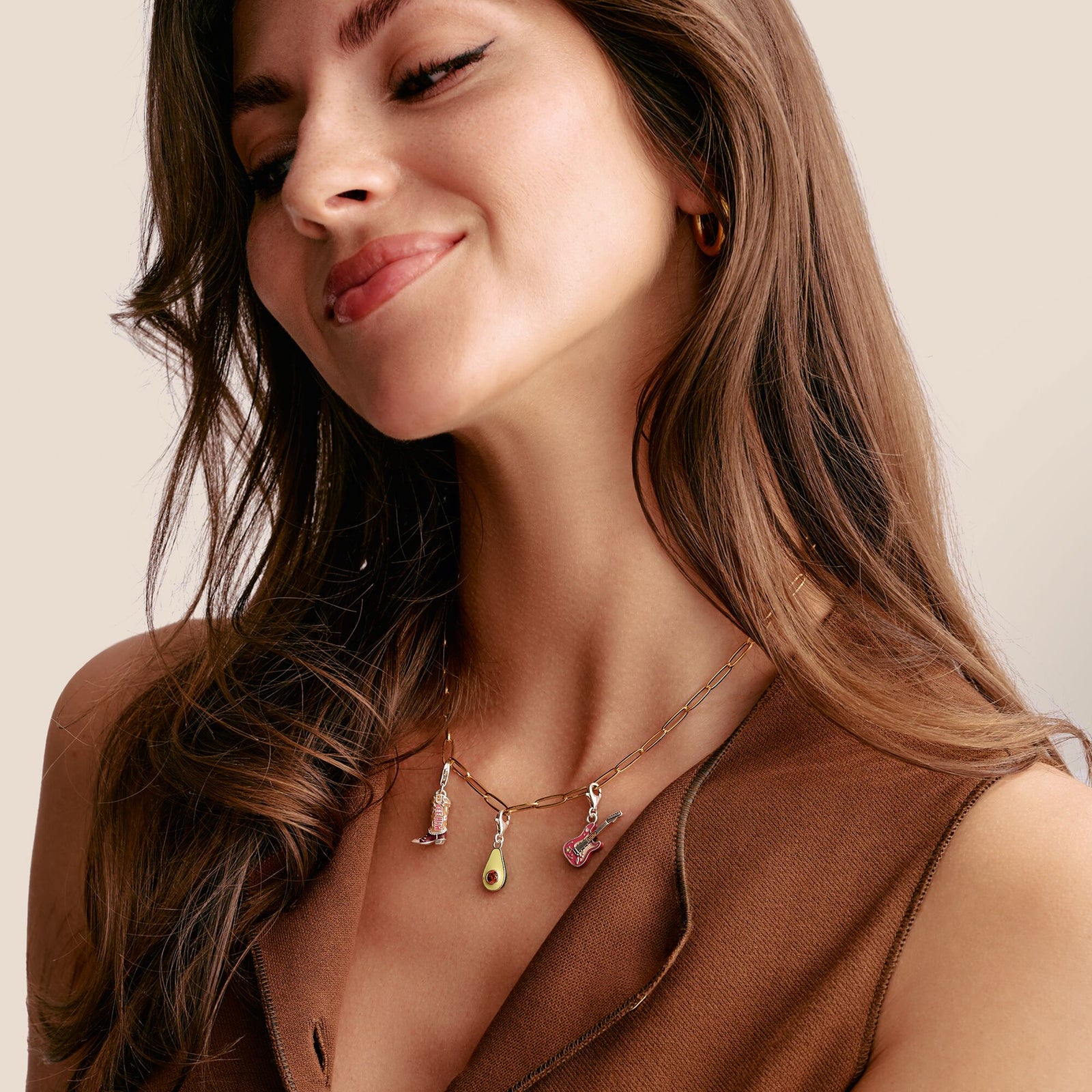 THOMAS SABO Charm pendant electric guitar