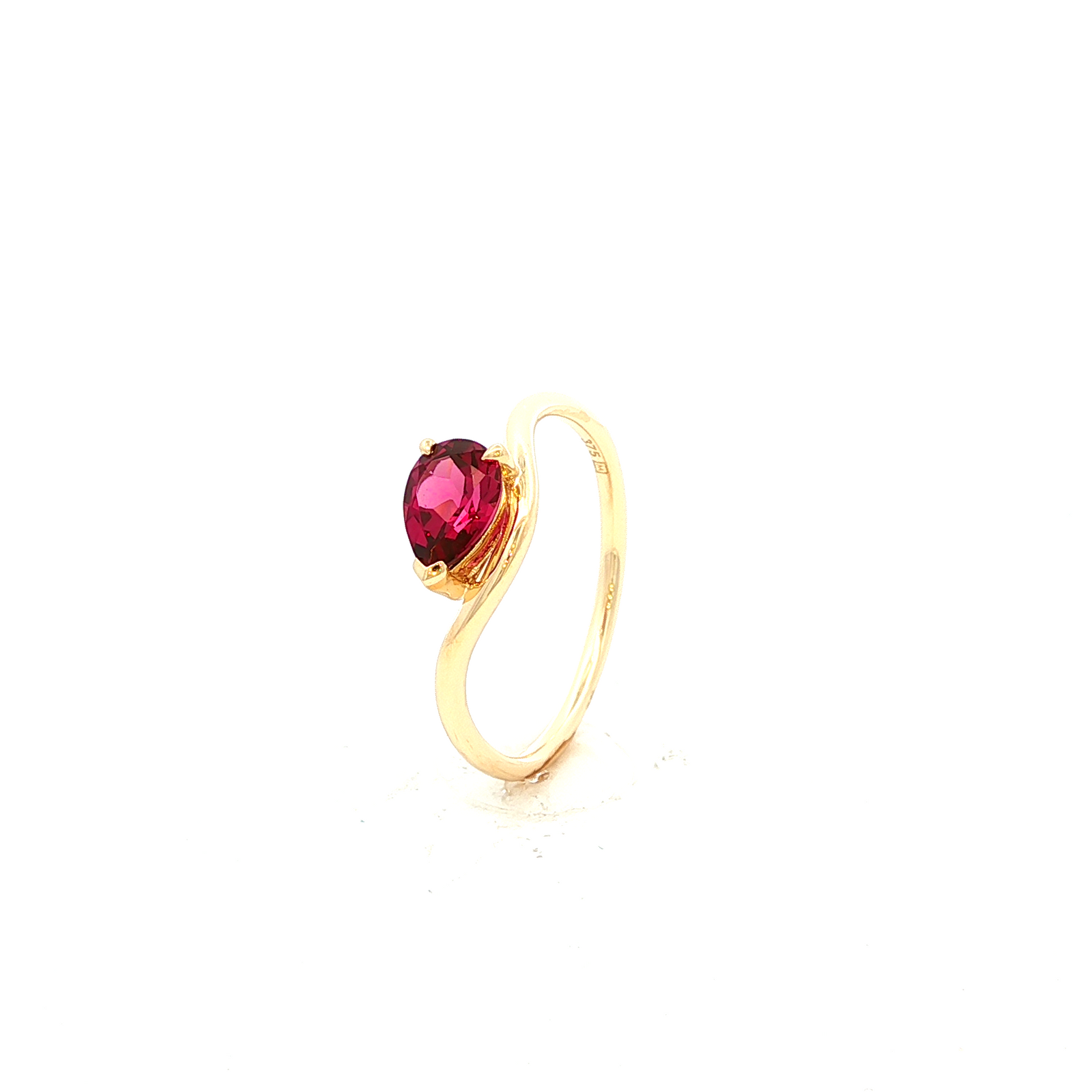 Rhodilite Garnet Dress Ring in Yellow Gold