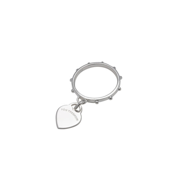 Von Treskow Antique Ring with Flat VT Heart