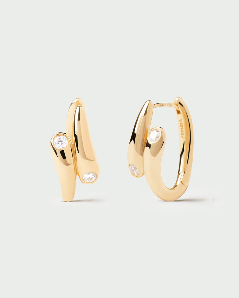 PDPaola Caramelle Hoop Earrings