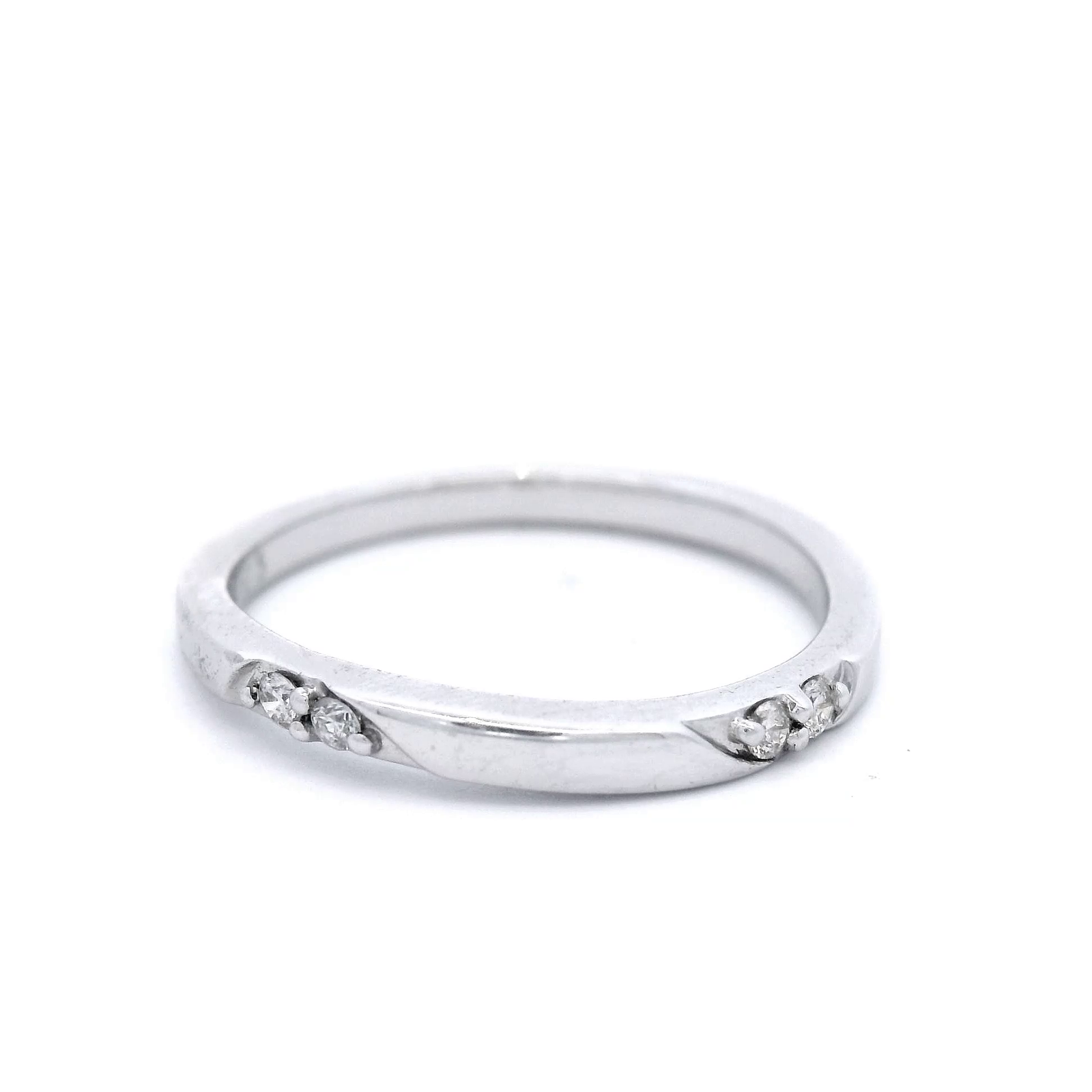 Argle Diamond Stacker Dress Ring set in 18ct White Gold
