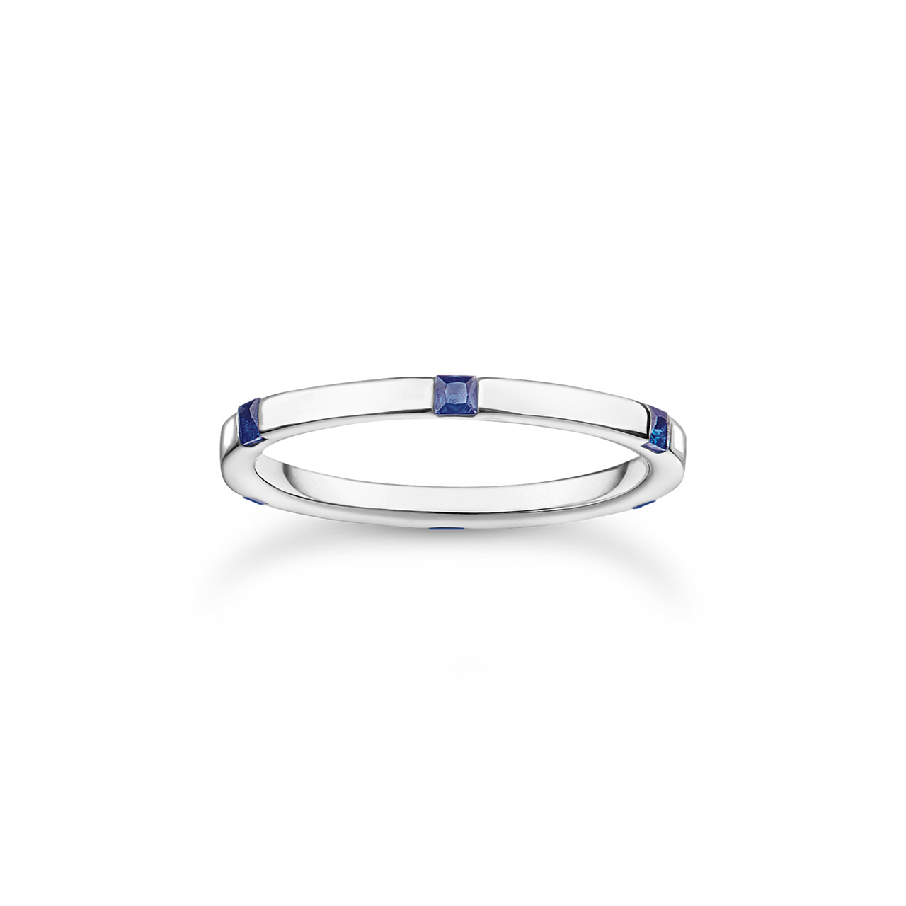 Thomas Sabo Blue Cubic Zirconia Band Ring