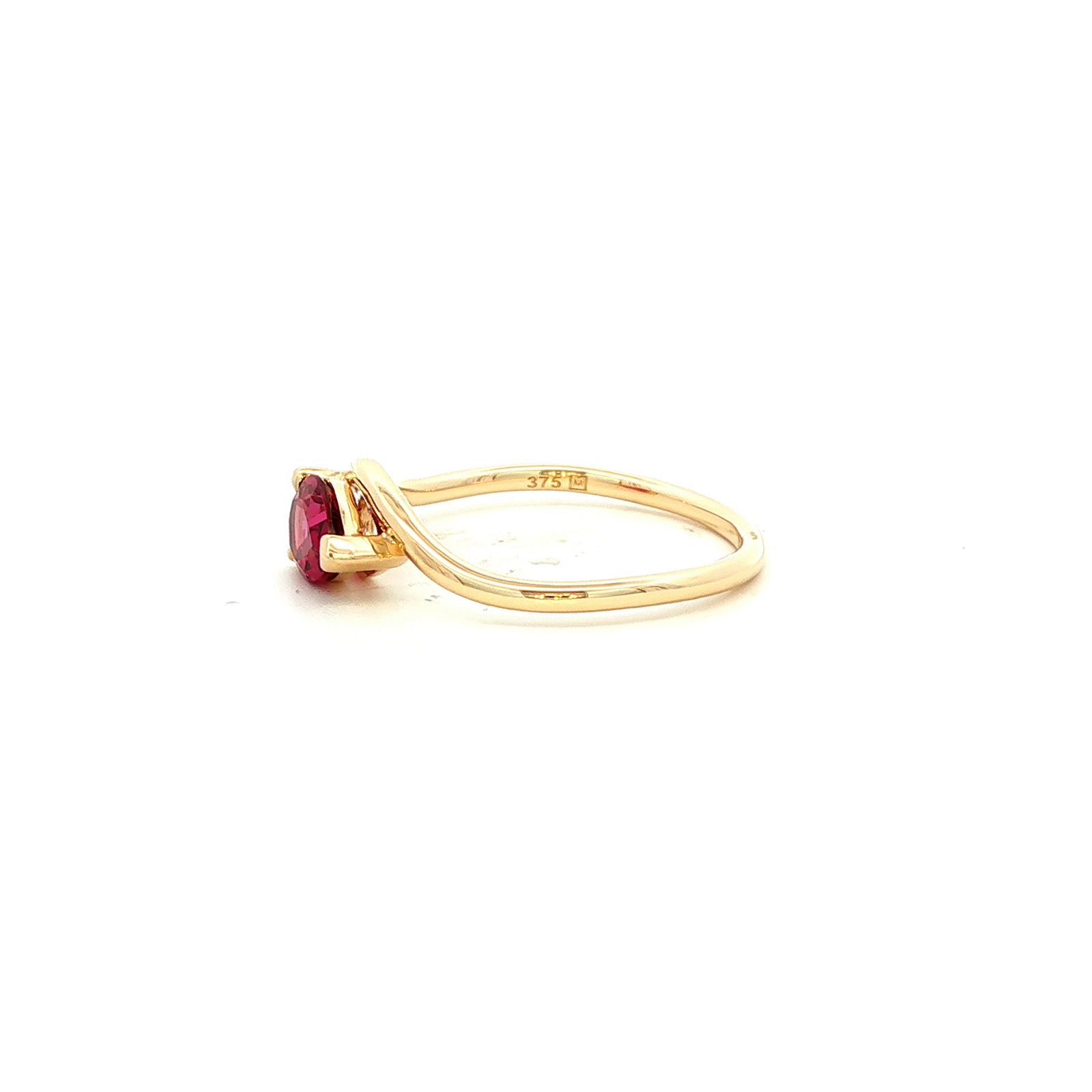 Rhodilite Garnet Dress Ring in Yellow Gold