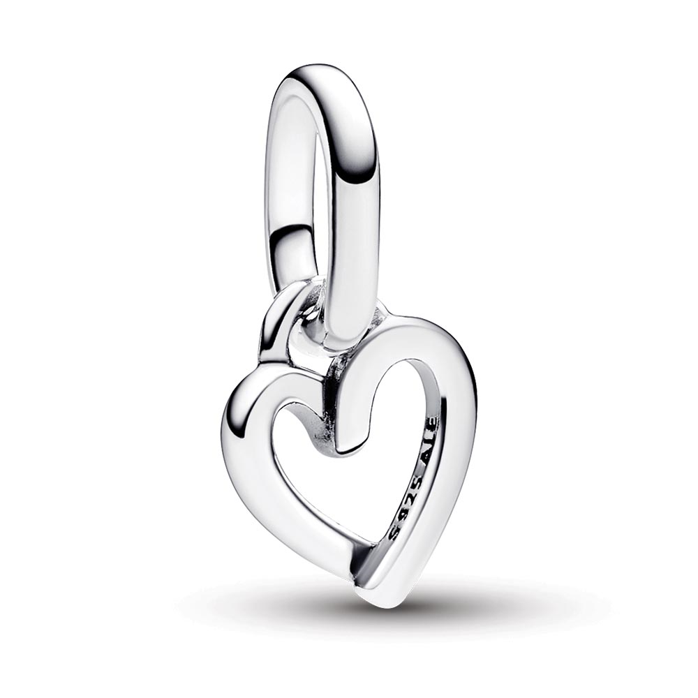 Heart sterling silver mini dangle