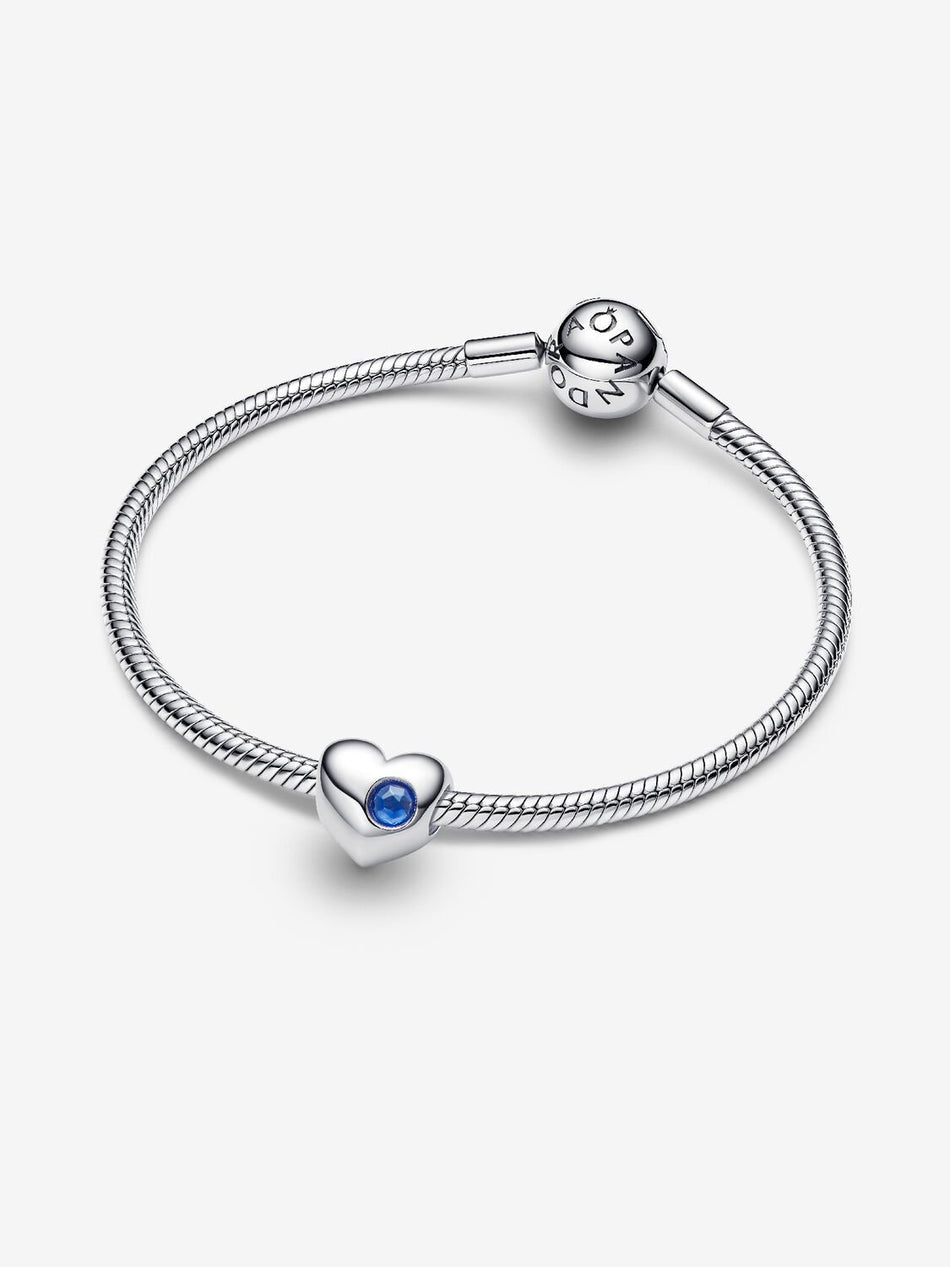 Pandora September Birthstone Heart Charm