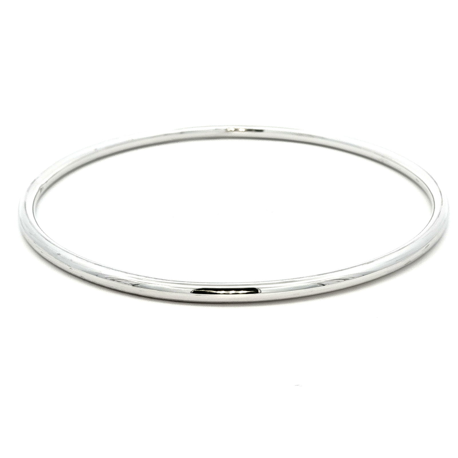 Golf Bangle in White Gold