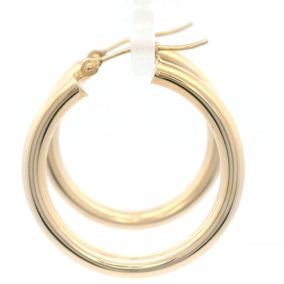 14 carat Yelow Gold 25mm Hoop Earrings