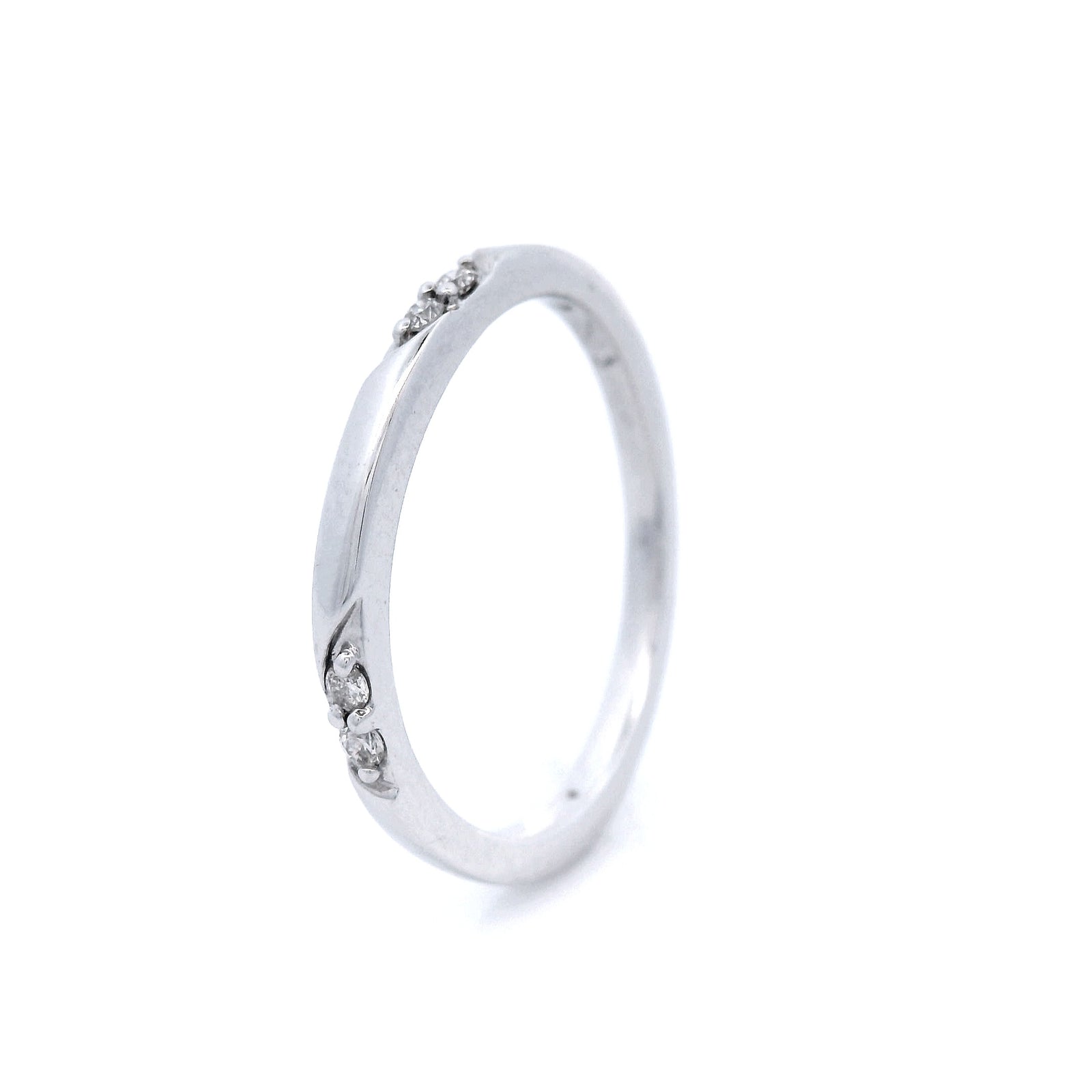 Argle Diamond Stacker Dress Ring set in 18ct White Gold