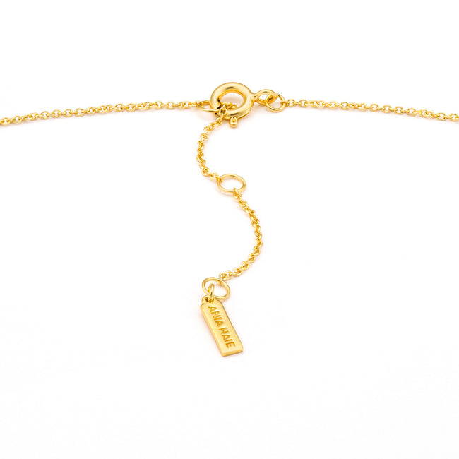 Ania Haie Turquoise Pendant Gold Necklace